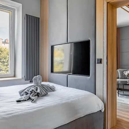 Appartamento Sky Home- Piwna Wood -manufaktura, Parking, Dostep Na Kod *