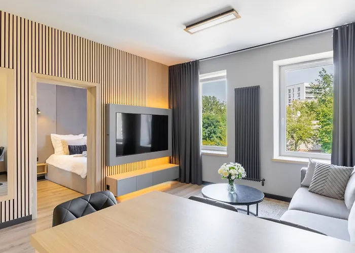 Appartamento Sky Home- Piwna Wood -manufaktura, Parking, Dostep Na Kod Łódź